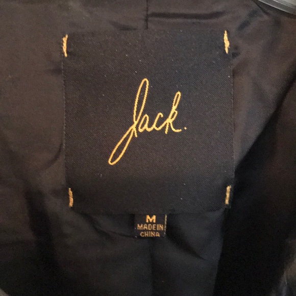 Faux black leather jacket - Picture 2 of 8